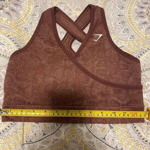 Set of 2- Gymshark Women's Brown Sports Bra